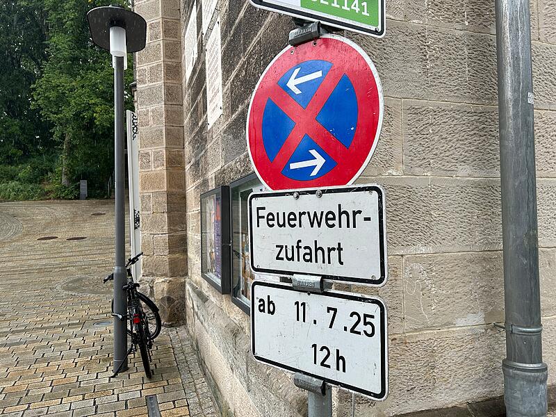 Sperrungen und Halteverbotszonen in der Coburger Innenstadt