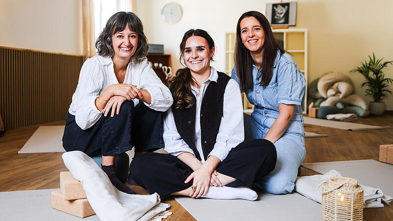 Haben sich den Traum einer gemeinsamen Hebammenpraxis in Bamberg erf&uuml;llt (von links): Stella Pitsch, Janina Augustin und Judith G&uuml;tlein