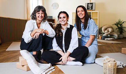 Haben sich den Traum einer gemeinsamen Hebammenpraxis in Bamberg erf&uuml;llt (von links): Stella Pitsch, Janina Augustin und Judith G&uuml;tlein