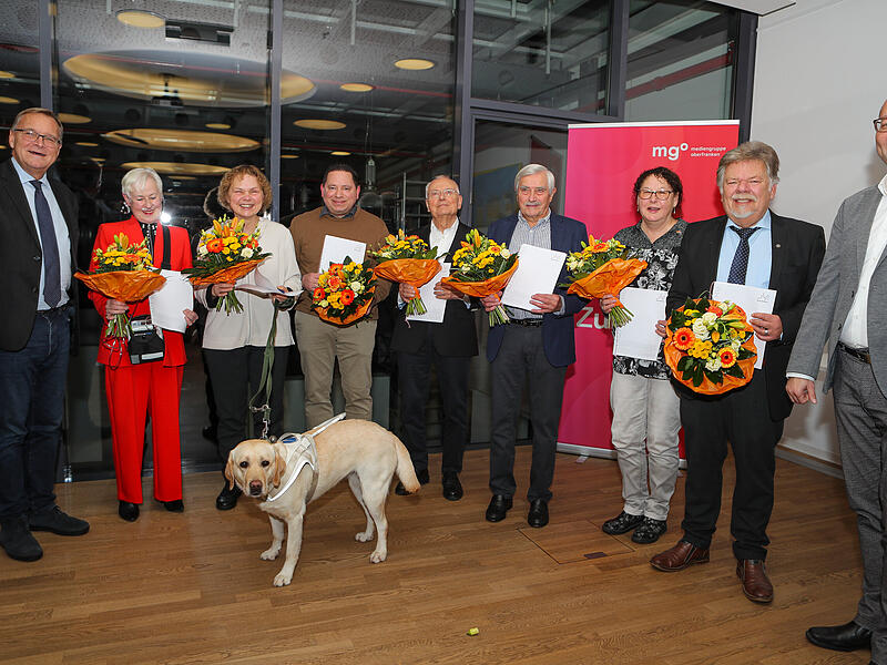 Die Preisträgerinnen und Preisträger der diesjährigen Bamberger Bürgernadel