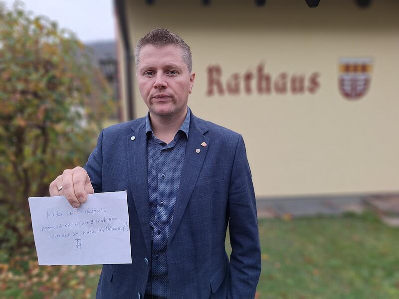 Morddrohung: B&uuml;rgermeister Hauke geht an &Ouml;ffentlichkeit