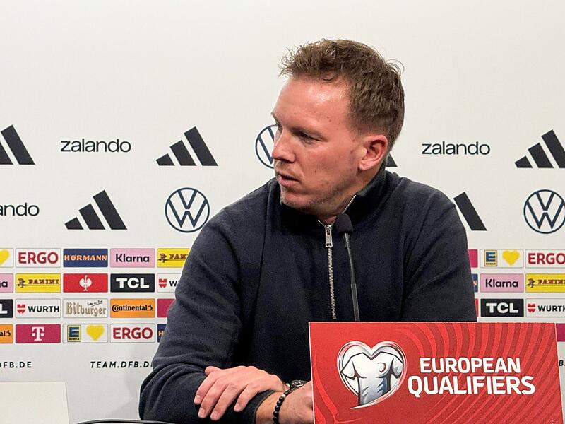 Pressekonferenz der Fußball-Nationalmannschaft