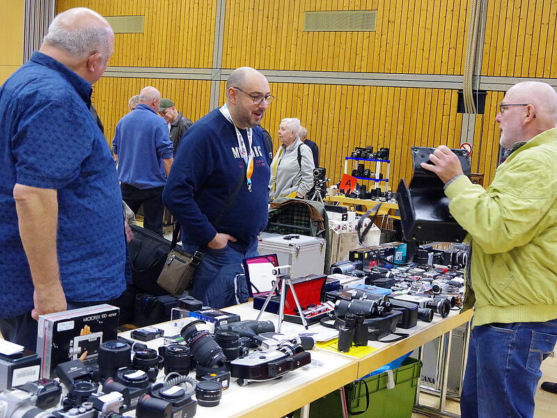 Fotobörse Steinberg Interessierte Besucher wurden bei der Steinberger Fotobörse gut beraten.