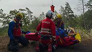 Bergwacht Einsatz Plesten