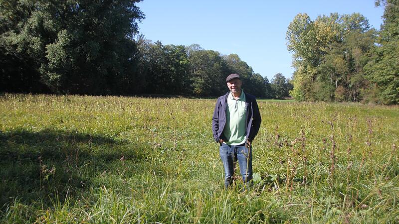 Peter Schilling aus Münnerstadt Peter Schilling würde sich über eine Nisthilfe für Störche freuen. Eine Wiese an der Lauer scheint als Ort dafür geeignet.