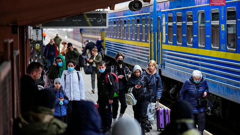 Ukrainische Flüchtlinge in Polen