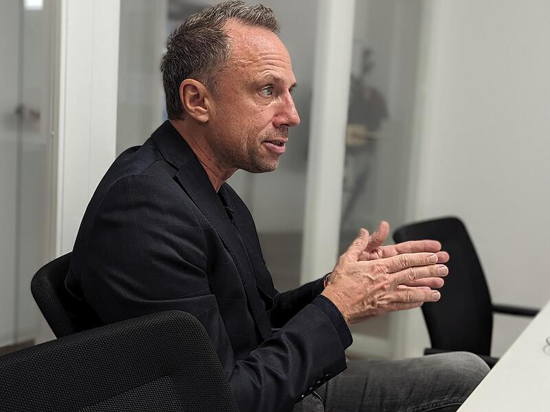 Thorsten Glauber beim Gespräch in der FT-Redaktion.Forchheim & Fränkische Schweiz Thorsten Glauber beim Gespräch in der FT-Redaktion.Forchheim & Fränkische Schweiz