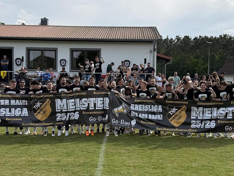 N&auml;chster Halt Kreisliga: Der Wimmelbacher Express fuhr aus der A-Klasse ins Kreisoberhaus.Forchheim & Fr&auml;nkische Schweiz