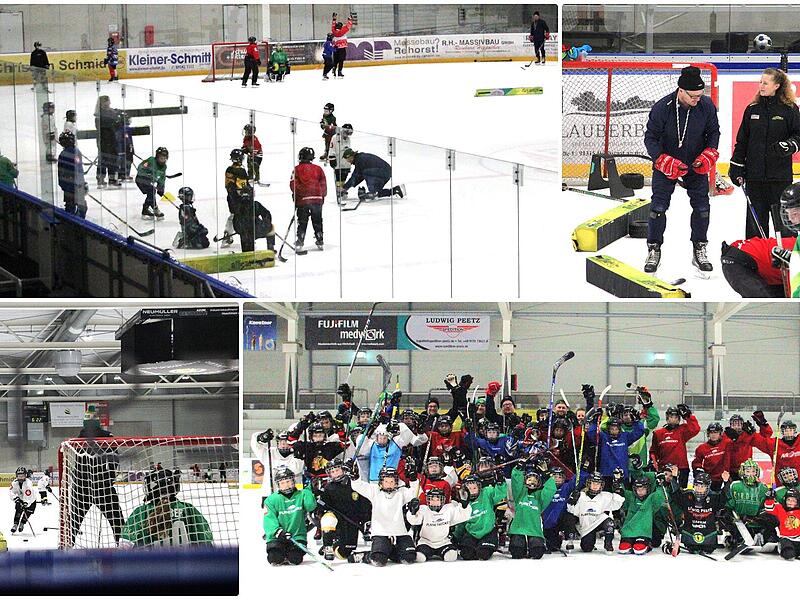 Dreimal pro Woche geht es f&uuml;r die Young Alligators fr&uuml;hmorgens aufs Eis.