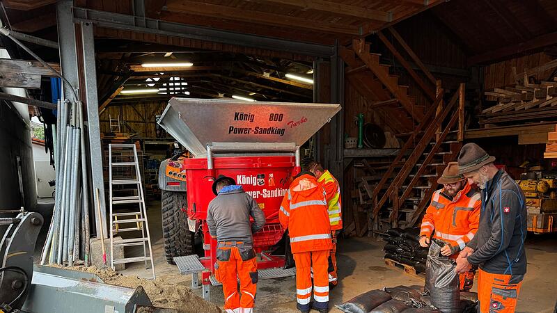 Hochwasser in Bayern -- Aschau