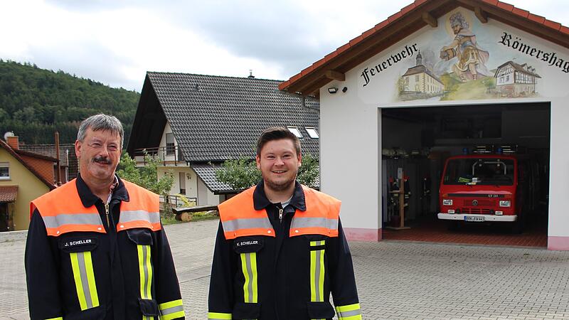 Seit Jahren kämpft die Römershager Feuerwehr für einen Neubau des Gerätehauses. Zweiter Kommandant Jürgen Scheller (links) und Erster Kommandant Kevin Scheller setzen sich dafür ein. Seit Jahren kämpft die Römershager Feuerwehr für einen Neubau des Gerätehauses. Zweiter Kommandant Jürgen Scheller (links) und Erster Kommandant Kevin Scheller setzen sich dafür ein.