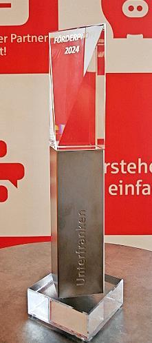Die Auszeichnung „Förderprofi 2024“.