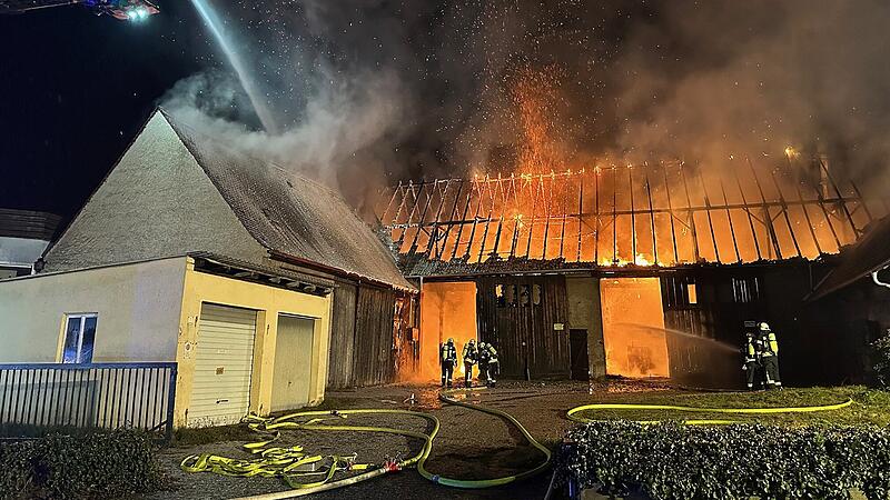 Scheunenbrand Niederndorf