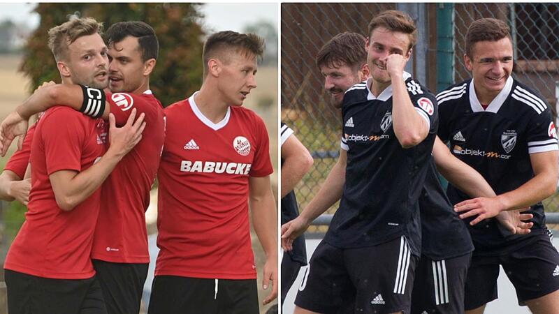 Wer darf im Derby zwischen dem TSV Sonnefeld (rechts) und dem TSV Meeder jubeln?