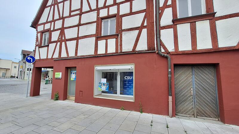 CSU im fr&uuml;heren Sport Wolf am ParadeplatzForchheim & Fr&auml;nkische Schweiz