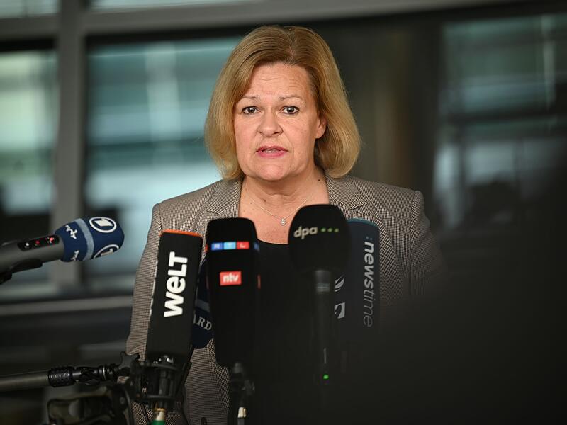 Bundesinnenministerin Faeser Bundesinnenministerin Faeser