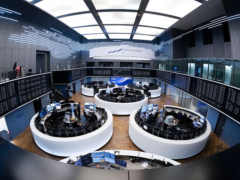 Handelssaal der Frankfurter Börse Handelssaal der Frankfurter Börse