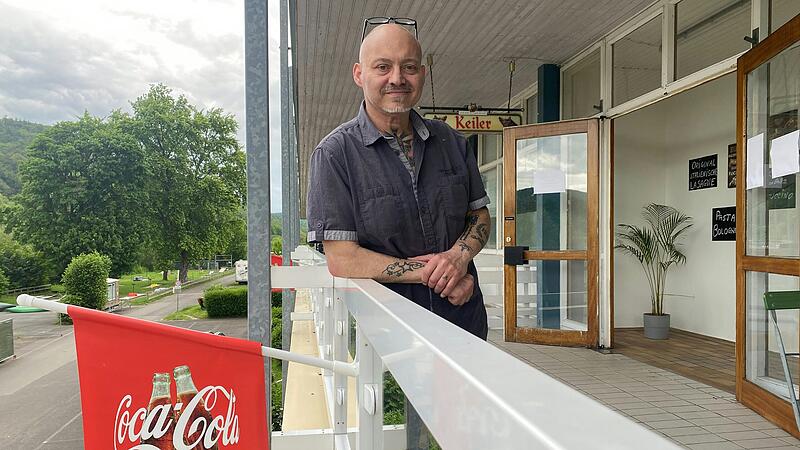 Francesco Rugolo, der Betreiber der Campingplatz- und Freibadgaststätte "Ciao Bella" in Gemünden. Francesco Rugolo, der Betreiber der Campingplatz- und Freibadgaststätte "Ciao Bella" in Gemünden.