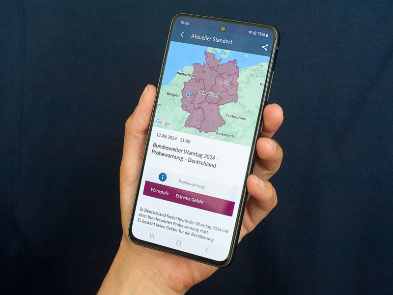 Über Warn-Apps auf Smartphones und öffentliche Sirenen wird am Donnerstag, 12. September, ein Probealarm ausgelöst. Über Warn-Apps auf Smartphones und öffentliche Sirenen wird am Donnerstag, 12. September, ein Probealarm ausgelöst.