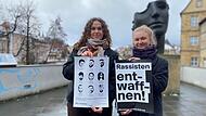 Studis gegen Rechts Livia Baumüller (r.) und Annelie Frank sind Teil der studentischen Initiative „Studis gegen Rechts“ – und wollen am 19. Februar 2026 in Bamberg an den Hanau-Anschlag erinnern.