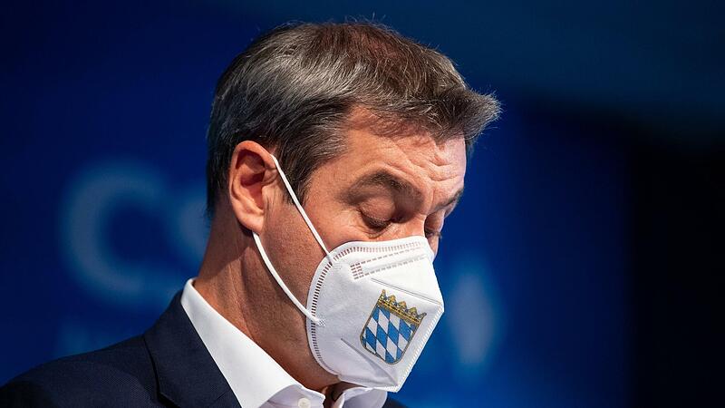 Das historische schlechte CSU-Ergebnis  hat auch Ministerpr&auml;sident Markus S&ouml;der ern&uuml;chtert.