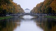 Herbstfarben am Nymphenburger Kanal