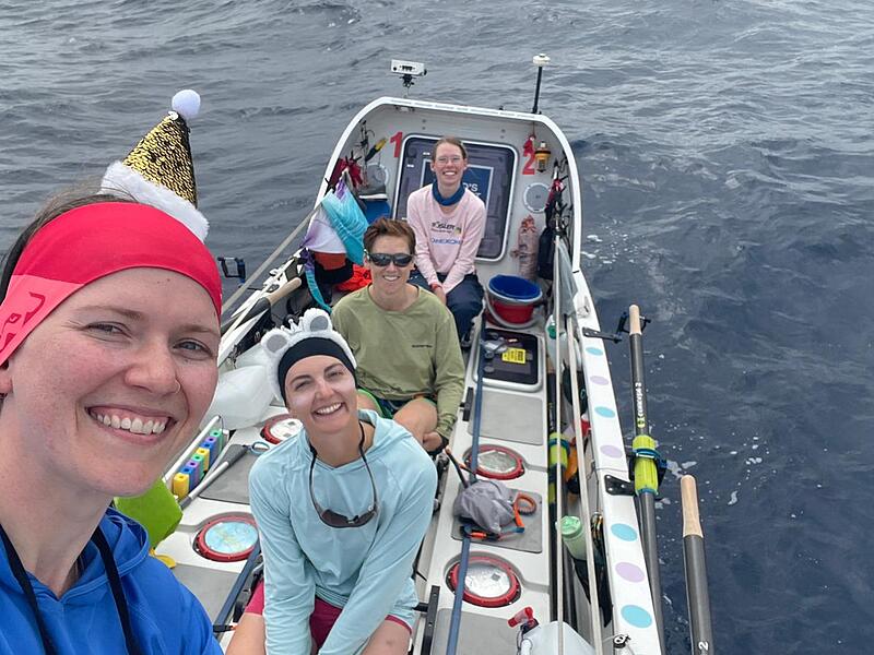 Team Offshoare feiert Weihnachten.