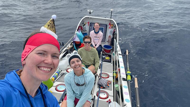 Team Offshoare feiert Weihnachten.