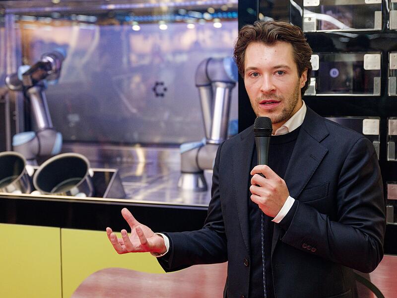 Kochroboter im Rewe-Markt