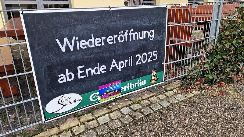 Ende April soll das Café an der Seebühne wieder eröffnet werden.