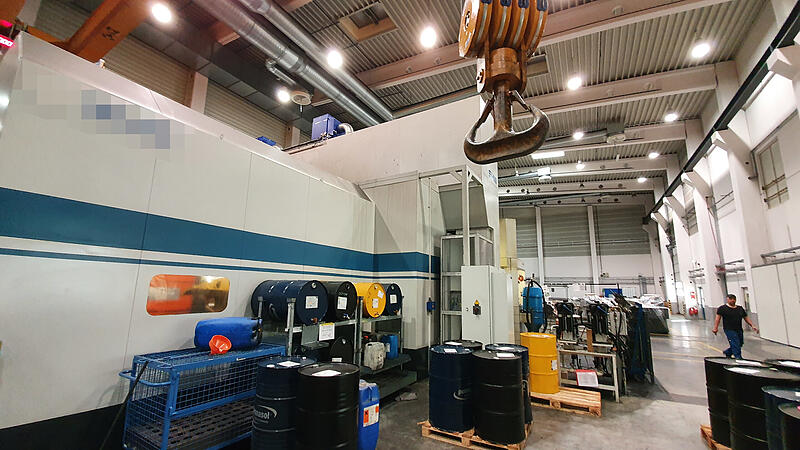 Im Werk bei Maschinenbau Leicht MBL in Hallstadt im Landkreis Bamberg