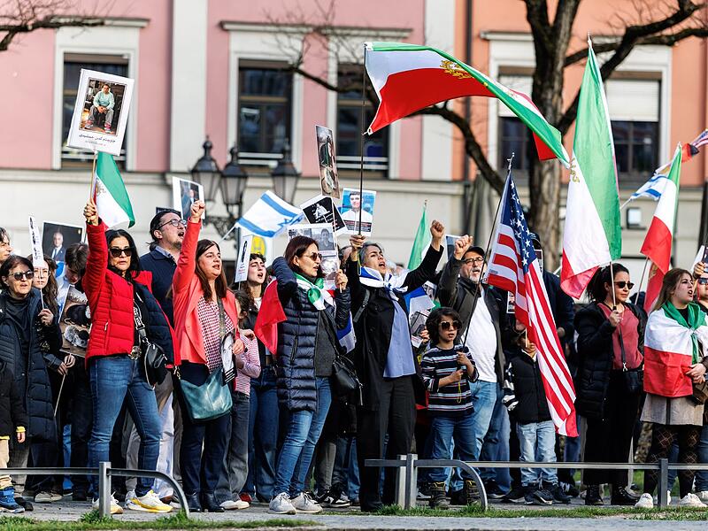 Angriff auf den Iran - Demonstration in M&uuml;nchen