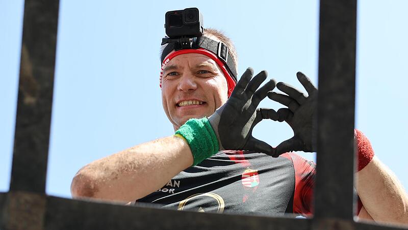 Dieser Sportler liebt die &bdquo;Obstacles&ldquo;, wie die &bdquo;Spartaner&ldquo; ihre Hindernisse nennen.
