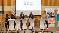 Wahlarena in N&uuml;dlingenWahlarena in N&uuml;dlingen am 22. Januar 2026