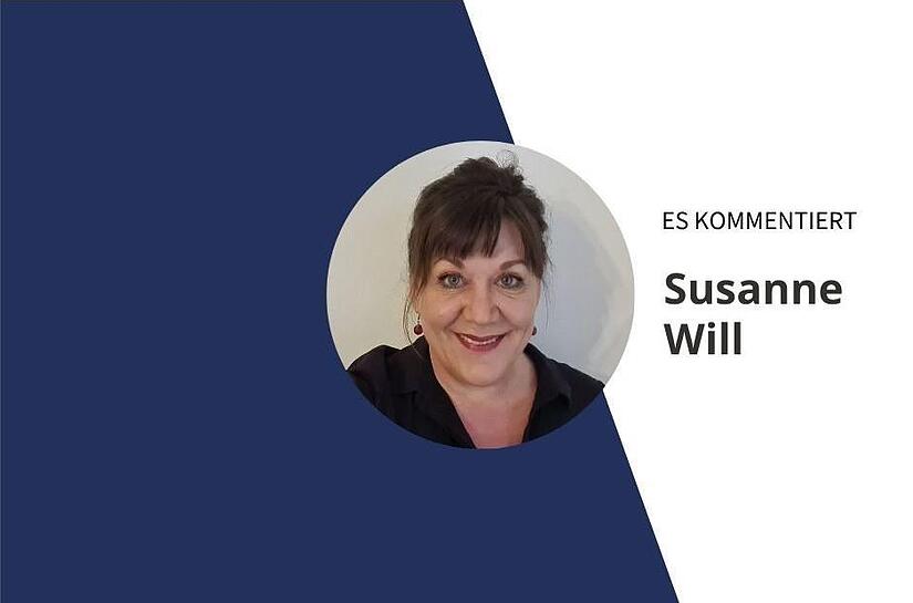 Susanne Will kommentiert. Susanne Will kommentiert.