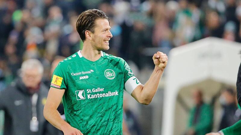 Lukas G&ouml;rtler f&uuml;hlt sich beim Schweizer Erstligisten FC St. Gallen pudelwohl.