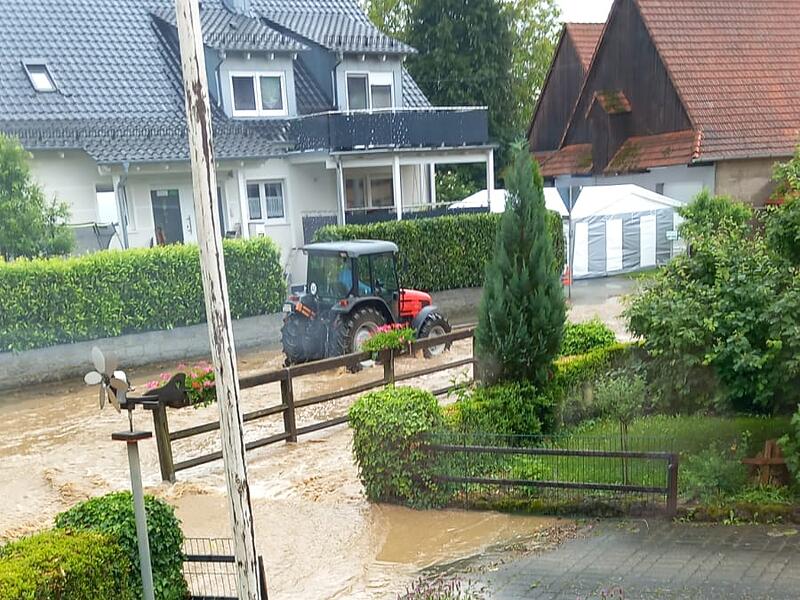 Hochwasser Weilersbach