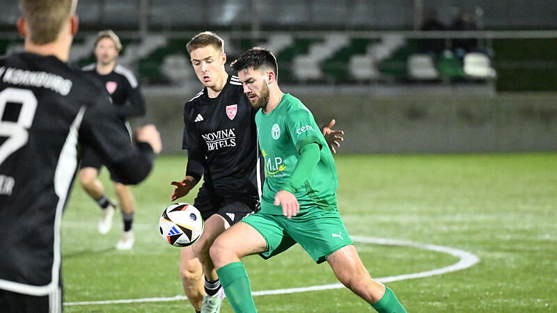 Sport Fu&szlig;ball Saison 2024 / 2025  Bayernliga Nord // 21. Spieltag am Freitag 15.11.2024 Spielort Sportanlage Neudrossenfeld Am Weinberg Kunstrasenplatz  Spielbeginn 19.00 h   TSV Neudrossenfeld  gegen TSV Kornburg Halbzeitergebnis   Endstand Jonas Larkow