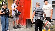 Ein Film-Team des Bayerischen Rundfunks besuchte den ersten Kulmbacher Olympioniken, Merlin Hummel, beim Training in Stadtsteinach.