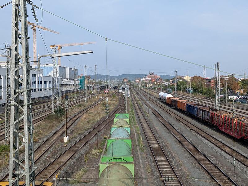 Bamberg Bahnhof Gleisfeld