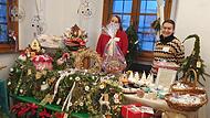 Viele Produkte, die auf der Landweihnacht in Hemhofen angeboten wurden, waren selbst gefertigt, Viele Produkte, die auf der Landweihnacht in Hemhofen angeboten wurden, waren selbst gefertigt,
