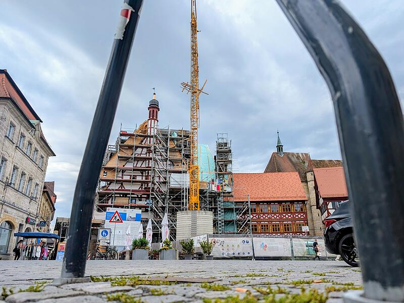 Forchheims Rathausbaustelle im Fokus: Wie bei allen Gro&szlig;projekten dieser Art muss auch in Forchheim das Programm Kunst am Bau mitgedacht werden.
