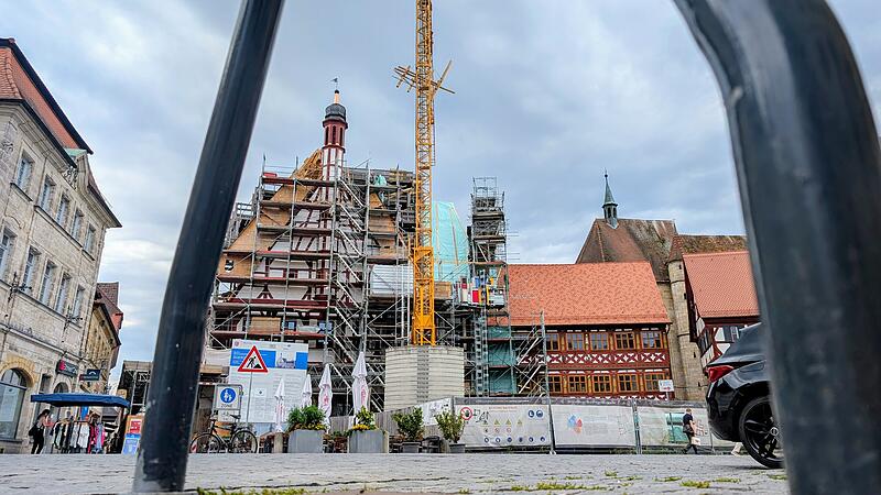 Forchheims Rathausbaustelle im Fokus: Wie bei allen Gro&szlig;projekten dieser Art muss auch in Forchheim das Programm Kunst am Bau mitgedacht werden.