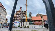 Forchheims Rathausbaustelle im Fokus: Wie bei allen Gro&szlig;projekten dieser Art muss auch in Forchheim das Programm Kunst am Bau mitgedacht werden.