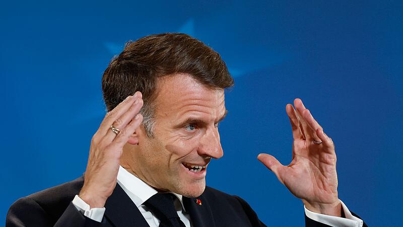 Macron: Keine ausl&auml;ndische Einmischung bei Unruhen