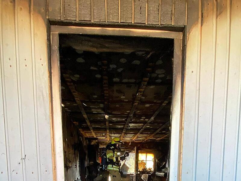 Brand Doppelhaushälfte Untersiemau: keiner verletzt