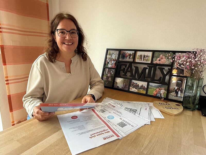 Sonja Gl&uuml;ck engagiert sich f&uuml;r die DKMS: Ihr Sohn erhielt nach einer Leuk&auml;mie-Diagnose so viel Unterst&uuml;tzung, dass ihre Familie dazu beitragen will, anderen Erkrankten zu helfen.