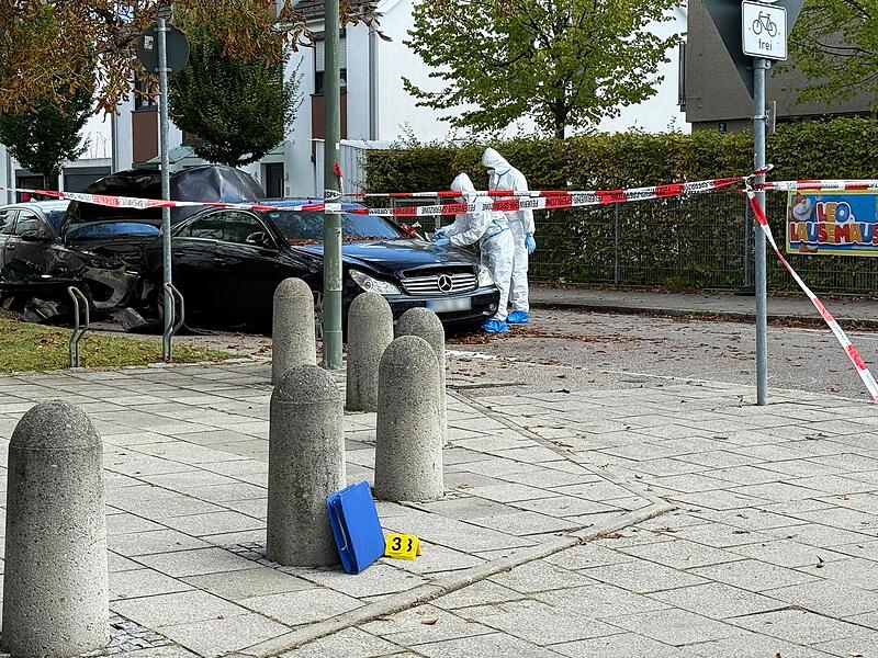 Brand in München - Großeinsatz von Polizei und Feuerwehr
