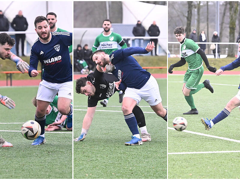 Nach einer knappen Viertelstunde umkurvte Tolga Jungkunz den Friesener Keeper Nico Prei&szlig;ler und erzielte das 1:0 f&uuml;r M&ouml;nchr&ouml;den.