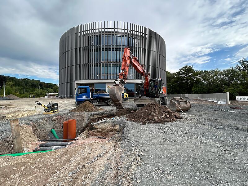 Derzeit wird der Bereich rund ums Globe in Coburg neu angelegt.